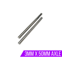 3mm x 50mm Axle (2 Pack)