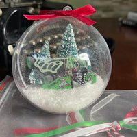 Witch Doctor Snow Globe Ornament