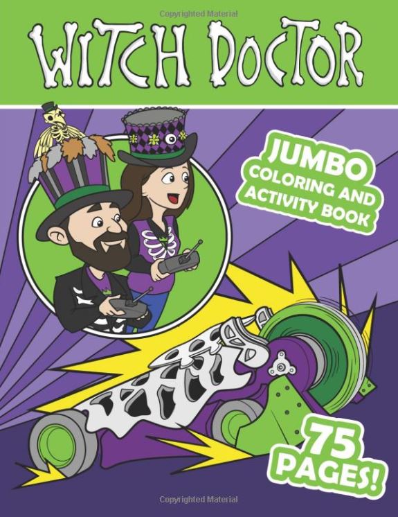 Witch Doctor Jumbo Coloring and Activity Book (2 PACK) – Team Witch Doctor