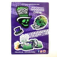 Witch Doctor 5x7 Sticker Sheet (2 per Pack)