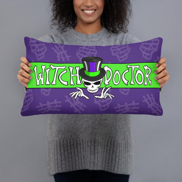 Witch Doctor Decorative Pillow